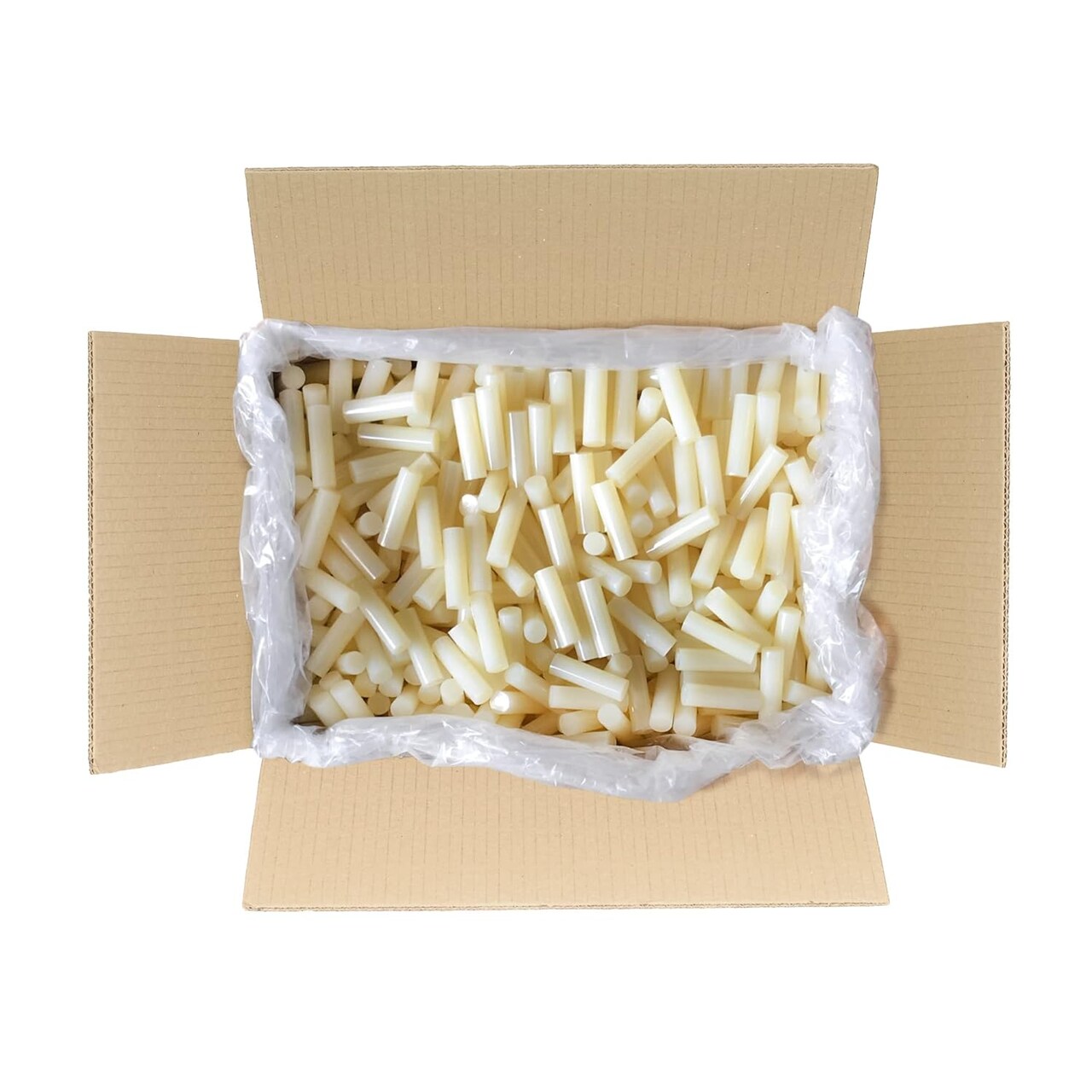 Large Hot Glue Sticks for Glue Gun - 5/8" X 2" | High-Strength Hot Gun Sticks Adhesive for Corrugated Materials | Industrial Grade for Packaging & Woodworking | Pack of 1417